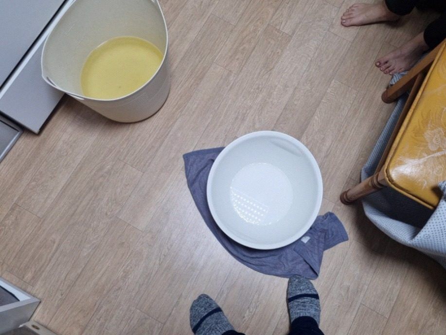 급수관 이음부 교체 작업